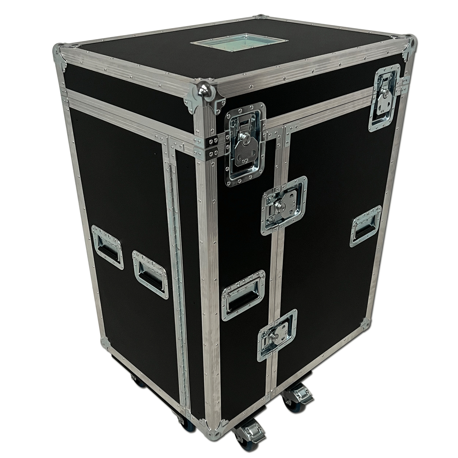 5 Drawer Backline Tool Flightcase With 3u Rack Space